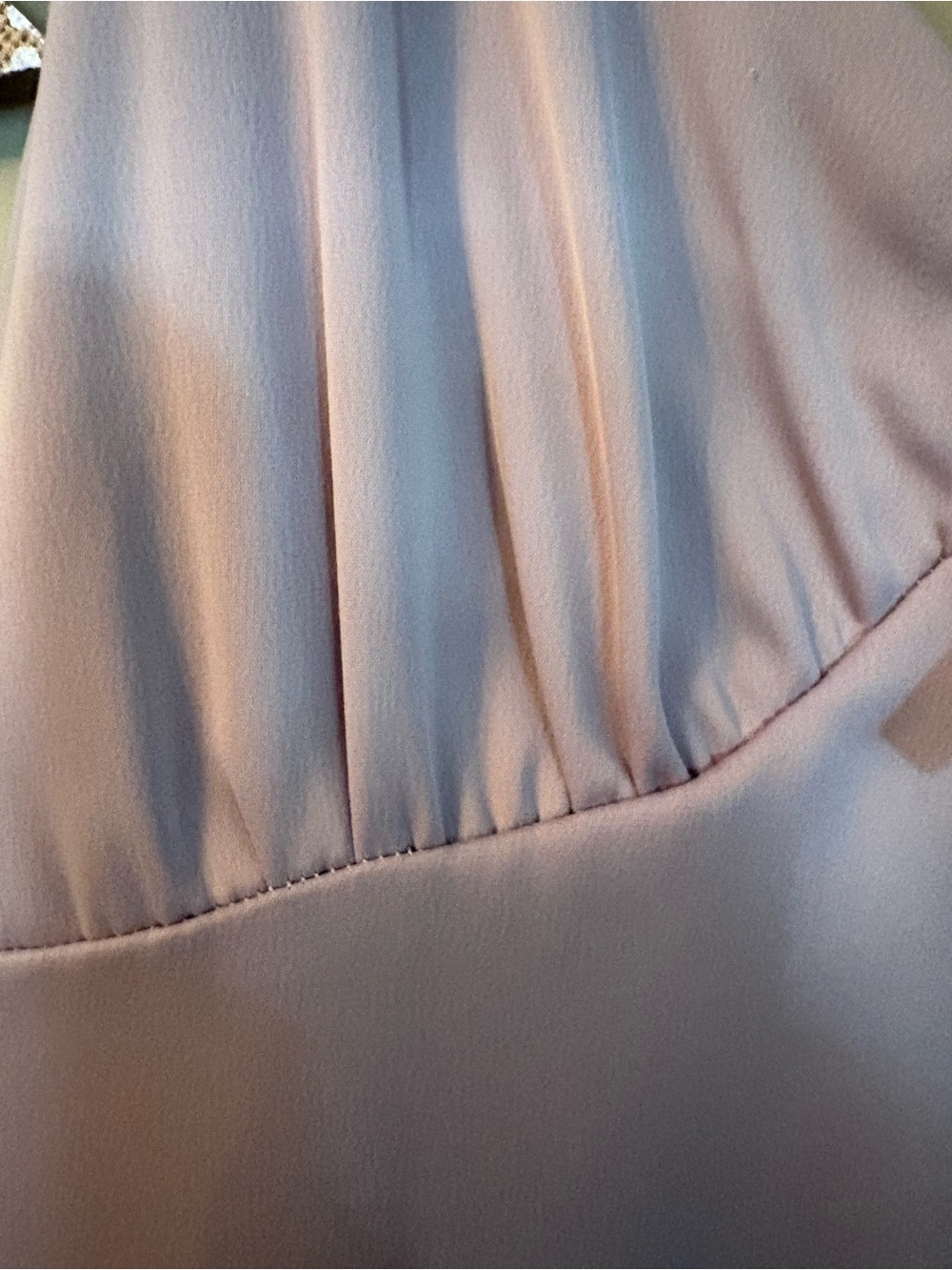 Garage Light Beige Tie-Front Slip Mini Dress - Picture 7 of 10